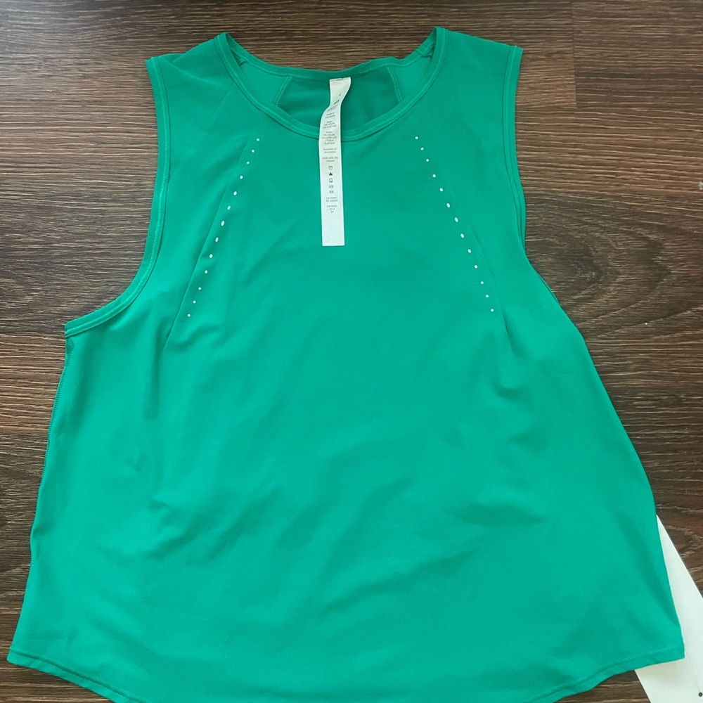 Lululemon green tank top